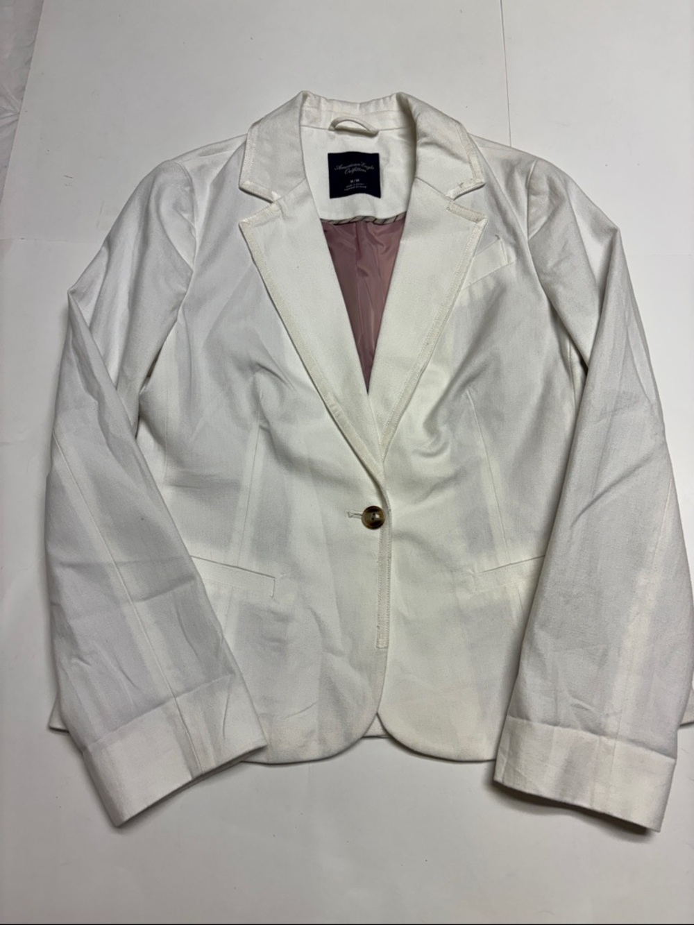 NWT American Eagle women’s off white linen blazer size medium
